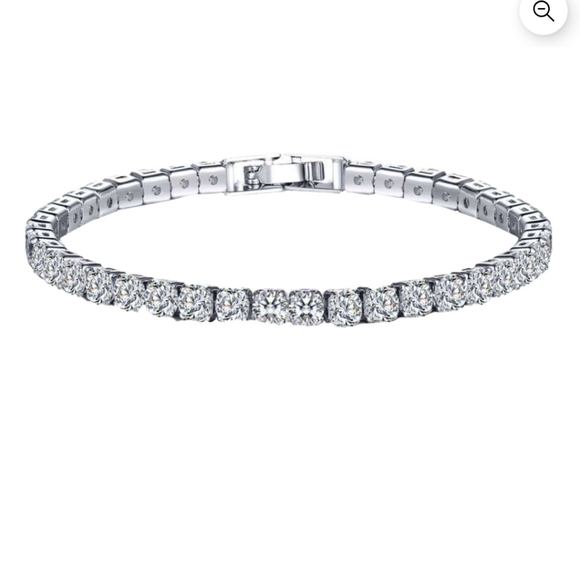 Peermont Jewelry Silver Cubic Zirconia Tennis Bracelet - Picture 1 of 5